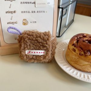 D5JKY Plush Plush Earphone Bag Mini Earphone Pouch Coin Purse Cosmetic Bag Kawaii Lovely Mini Earphone Pouch Earphone