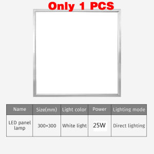 【BUY 1 TAKE 1 】TEP LED panel light embedded kitchen and bathroom ceiling panel light aluminum buckle modern ceiling light ultra-thin panel dimming embedded restaurant round panel light 25W/50W/70W