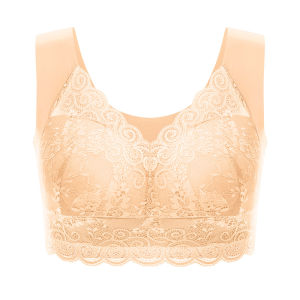 Lizida Áo Ngực Quấn Ren Không Vòng Thép Lưng Đẹp Cho Nữ Áo Lót Đồ Lót Cố Định Một Cốc Đồ Lót Ngủ Không Đường May Áo Ba Lỗ