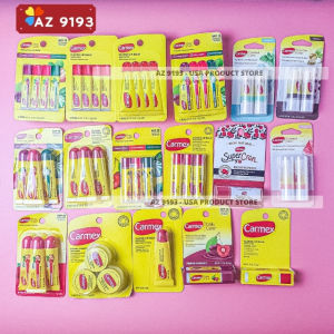 [Mua Tại Mỹ] Son Dưỡng Môi CARMEX son dững nội địa Mỹ dưỡng ẩm môi tẩy tế bào chết môi vơi chống nắn spf 15 giảm thâm môi dùng lâu dài làm sẽ làm môi hồng mịn màng