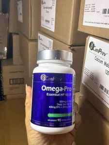 CanPrev Omega-Pro Essential HP 40/20 – Dầu cá tinh khiết từ cá biển sâu tốt cho tim mạch trí não và thị lực