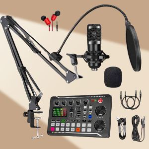 (HD1)USB Condenser Microphone for PC Wired Microphone for Videoke Streaming Podcast Gaming