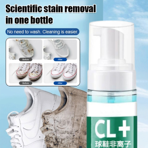 【Easy cleaning without damaging shoes】Shoe surface cleaning agent White shoe cleaning agent for stain removal dry cleaning foam