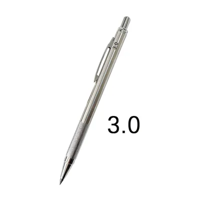 Calistouk 1Pc Mechanical Pencil 0.3 0.5 0.7 0.9 1.3 2.0mm Full Metal Art Drawing Painting Automatic Pencil with Leads Office School Supply