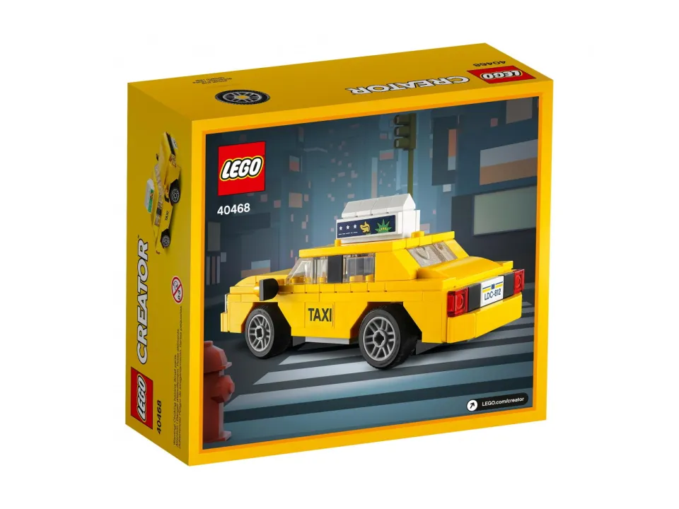 BrickStory LEGO Creator Yellow Taxi 40468 124 Pieces Lazada