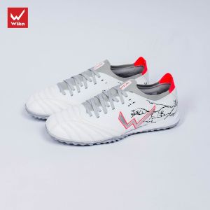 Giày Đá Bóng Wika Thunder Chính Hãng Chất Liệu Da Cao Cấp Sử Dung Cho Sân Cỏ Nhân Tạo Trọn Bộ 5 Màu Sắc Tặng tất Wika