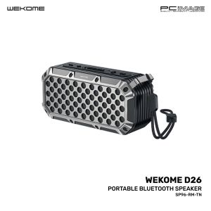 Original WEKOME D26 Portable Bass Monster Hifi Wireless Bluetooth Speaker Waterproof IPX5 With RGB Lights Support Memory Card/USB/AUX