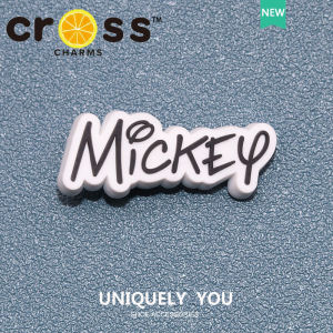 Jibbitz cross หัวเข็มขัดตกแต่งการ์ตูน มิคกี้ มินนี่ ทำเอง อุปกรณ์เสริมรองเท้าแฟชั่น สำหรับรองเท้า จิ๊บบิท ตัวติดรองเท้า cross