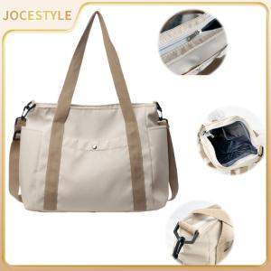 Women Canvas Crossbody Tote Bag with Zipper Tote Shoulder Bag Travel Hobo Messenger Bag Work Handbags Everyday Hobo Bag