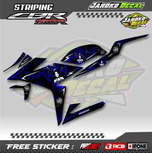STRIPING VARIASI HONDA CBR 150 R LADY DEVIL / STICKER LIST MOTOR HONDA CBR 150 R LADY DEVIL