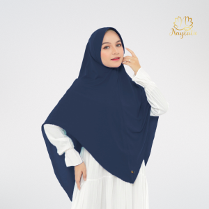Khimar Syari Jersey Pad Busa Maira Premium Naylatu
