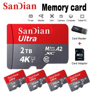 ShanDian Original 1TB TF/SD Micro Card 128GB TF Memory Card Up To 100MB/s C10 Phone Tablet 512GB 256GB Mini Flash Card