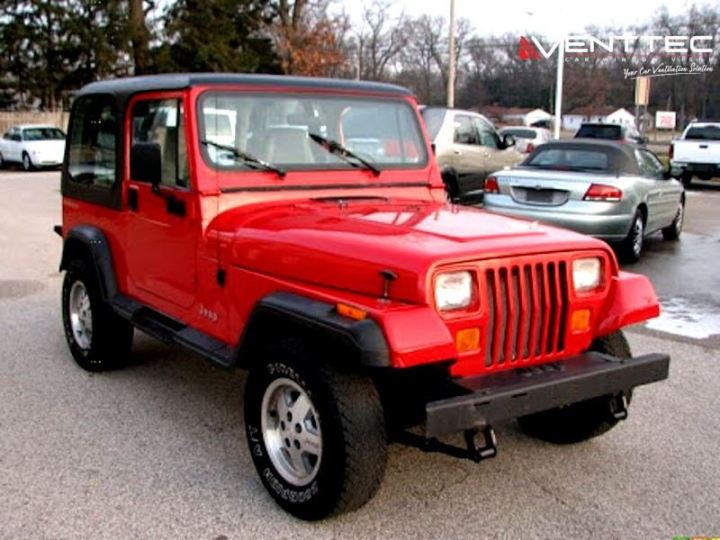 JEEP WRANGLER YJ (2 DOOR) 86Y95Y VENTTEC DOOR VISOR Lazada