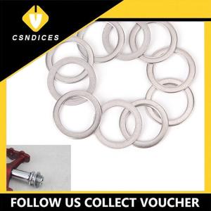 [Csndices] 10Pcs Bicycle Pedal Spacer Crank Cycling Bike Stainless Steel Ring Washers