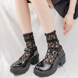 ✨ CADIAES ✨ ถูกเสริมเท้าลายจุดรักสีสันสดใสสำหรับผู้หญิง ถุงเสื้อผ้าแผ่นที่ถูกต้องด้วยถุงเท้าลูกไม้สีขาว ถูกถูกเสริมเป็นบางอิน สำหรับผู้หญิงถูกที่ต้องการที่สุขภาพดี และมีตัวอย่างบางอิน