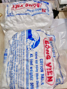 Bảo Thạch Bông Gòn Viên Y Tế Gói 500gr Loại Tốt Hút Ẩm Tốt Giữ Không Khí Thoáng Mát