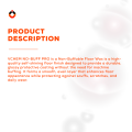 VCHEM Non Buffable Floor Wax High Shine No Machine Required Coating. 