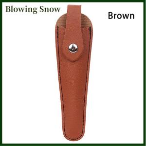 Blowing 1Pcs Professional Leather Case Barber Packet Bag Cover Shears Hairdressing Cowhide Hair s Storage Holder