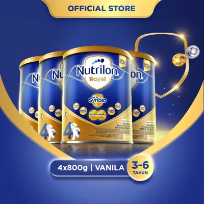 Nutrilon Royal 4 Vanila 4x800gr - Susu Bubuk Untuk Usia 3-6 Tahun