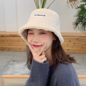 Cute Womens Lamb Wool Winter Warmth Thickened Outdoor Fisherman Hat [PrettySet]