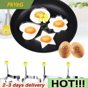 PkYeG Cooking Kitchen Tools Stainless Steel Fried Egg Shaper Ring Pancake Mould Mold