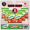 Bontea Green Tea Candy | Permen Teh Hijau Semua Rasa - 135 gr (Kemasan 6 Pack). 
