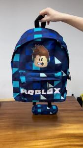 Backpack 3d Printed Bagpacks For Kids Boy Lunch Pencil Case School Bags 3pcs/Set Student Robux Cartoon Kids Packing Kit