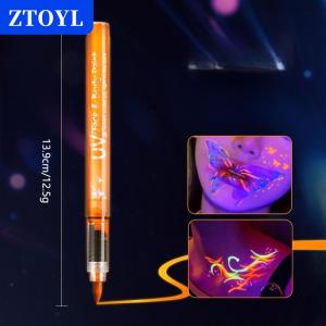 [COD]🔥🔥🔥ZTOYL 1 8cs Student Children Creative Painting Fluorescent Marker Pen Colorful Luminous Pen Human Face Paint Pen