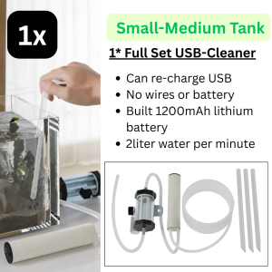 🫨 SOBO Tawaran ✅ Suction Cleaning Pump Aquarium with Filter Water Change Gravel | Automatic Electric | Wired ON/OFF