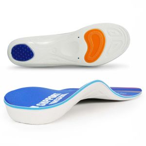 iFitna PU Arch Support Shock Absorb Plantar Fasciitis Pain Relief Men Orthopedic Insole Women Sneaker Flat Feet Sport Insert2026