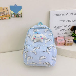 31cm Sanrio School Bag  Kuromi  Bag Waterproof Backpack Kids Girl Light Weight Beg Cartoon Cinnamoroll Melody Schoolbag
