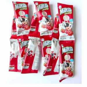 Milkita Lollipop Permen Susu 1Renceng isi 10bks.