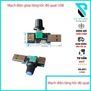 003 Mạch Điện Giúp Tăng Tốc Độ Quạt USB Lên Gấp Đôi ( không xài cho quạt sò lạnh )