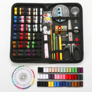 86Pcs/172Pcs/Set Portable Travel Sewing Box Needles Tools Stitching Embroidery Craft Sewing Kits