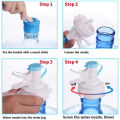 Detachable Bracket Bottled Water Dispenser Drinking Bucket Gallon Stand With Faucet Spigot Valve. 