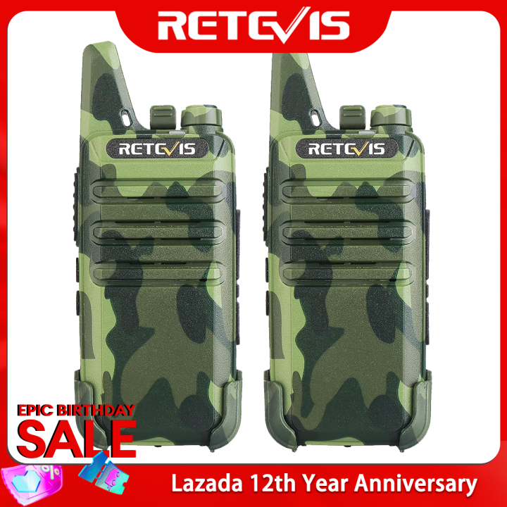 Retevis RT22 RT622 Mini Radio, Professional CTCSS/DCS PMR446 Two Way ...
