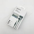 Original SONY MDR-XB75AP In-Ear Extra Deep Bass Earphones 3.5mm Wired Stereo Headphones Sport Earbuds Handsfree Headset With Mic. 
