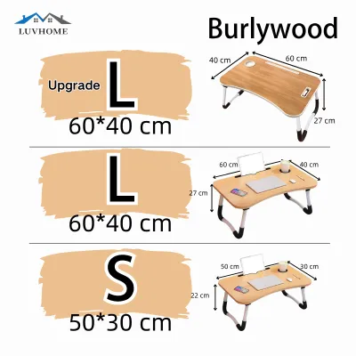 LUVHOME Foldable Laptop Table /mini Desk Kids Cartoon Study Table Home Office Folding Wood Computer Desks