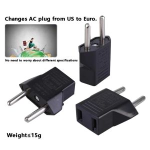 European EU Power Electric Plug Adapter American China Japan US To EU Euro Travel Adapter AC Power Cord Charger Sockets Outlet