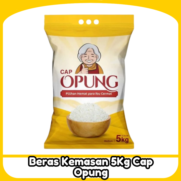 Promo Besar! Beras Kemasan 5Kg Cap Opung Terbaru | WAROENG ONLEN