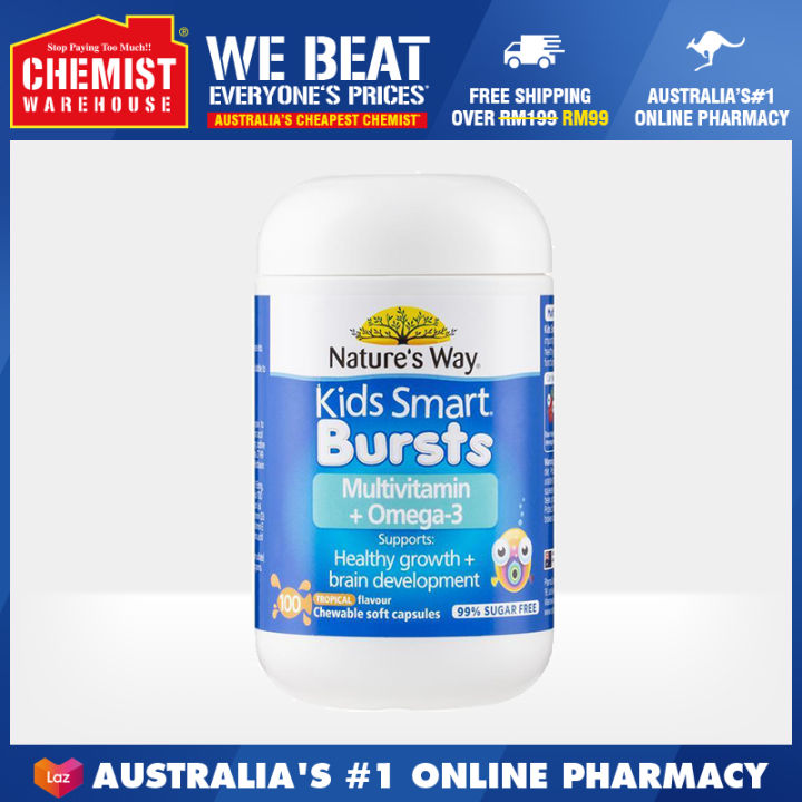 (EXP Date 2025/2/28) Nature's Way Kids Smart Bursts Multivitamin