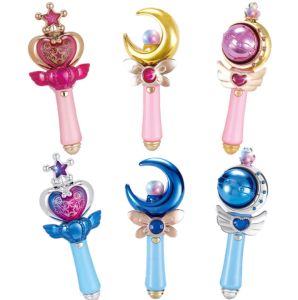 Mainan Tongkat Peri Princess Sailor Moon Magic Wand Fairy Stick ada Lampu dan Suara MURAH