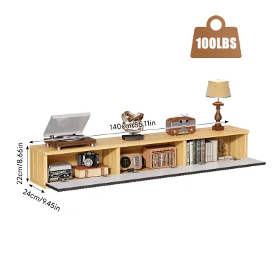 Frocill Environmental Friendly TV cabinet wall mounted 140cm/160cm with side rak tv tv cabinet storage kabinet tv