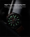 Jeep Watch Skeletonized Watch for Men Automatic Mechanical Watch Business Waterproof Watch Leather Strap Luminous Large Dial Watch. 