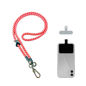 Anank Mobile Phone Lanyard Crossbody Anti-Lost Rope Universal Detachable Durable Nylon Lanyard with Hook 2 Patches