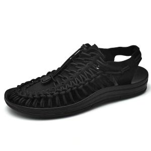 Sandals for Men and women New Adult Fashion Casual Sandals Beach Shoes Rubber Sole Lace-Up Outdoor Sports Sandals