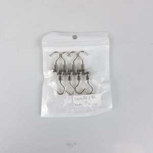 Gantungan Pakaian Neodymium Yomi 8 Pcs Anti Karat Warna Silver Kapasitas 10Kg