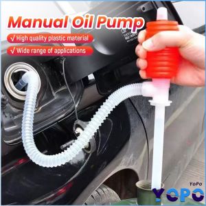 YoPo Manual Oil Pump Syphon Tube Hand Fuel Pump Plastic Oil Suction Pipe
