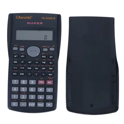 Digital LCD Scientific Calculator Multi Function 2 Line Display for Student Math Work Exam School Statistical Calculations