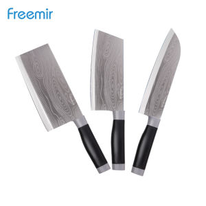 freemir Pisau Set 3 Pcs Warna Bahan Stainless Steel Premium Tidak Lengket Anti Karat Peralatan Makan Perlengkapan Masak Dapur Bahan Food Grade Berkualitas Bebas PFOA/BPA